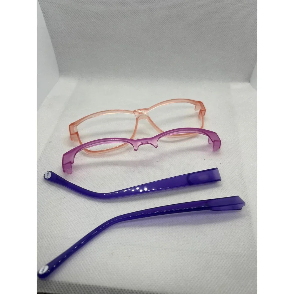 Funoogles‎ Eyewear Kids Larkin Peach Pink Purple Glasses Frame Parts 48-18-135